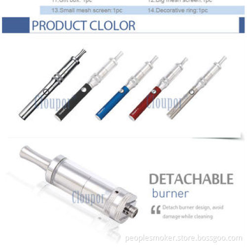 Cloutank M4 atomizer, for dry herb or wax with airflow control big capacity
